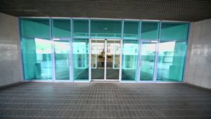 Glass door in office,Maryland