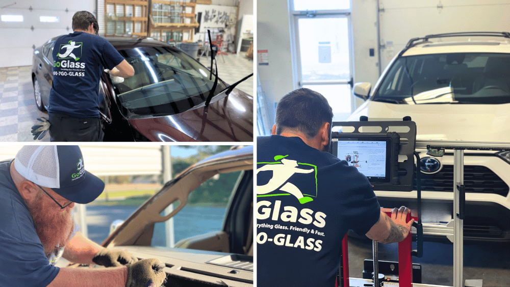 Automotive glass services from GoGlass. Chip repair, window replacement, and calibrations.